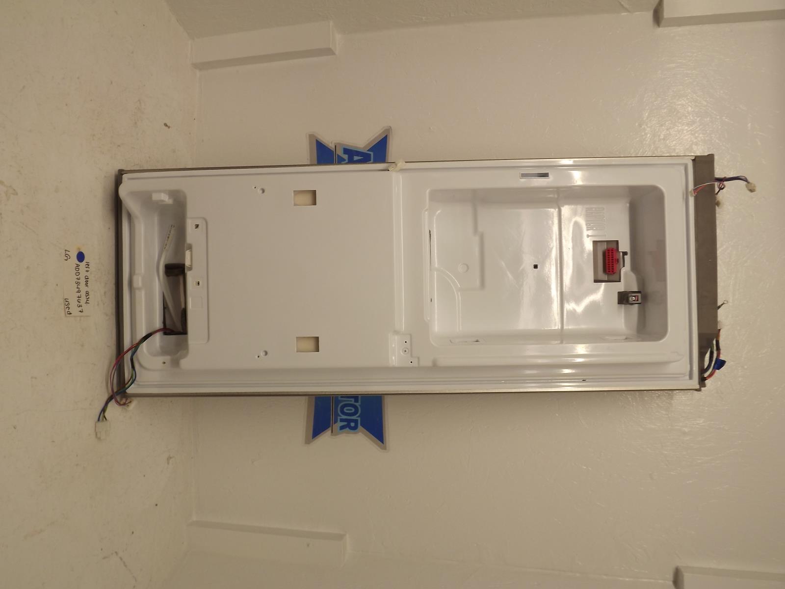 LG Refrigerator ADD73497637 Left Door Assembly Used LG Refrigerator ADD73497637 Left Door Assembly Used